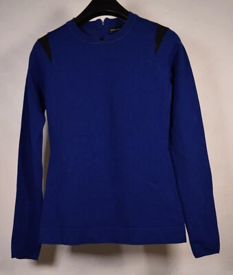 Karen Millen Womens Knit Sweater Blue Size 1  - Image 1 of 4