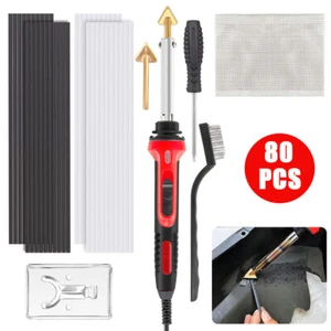 Kit Saldatura Plastica 100 Watt con Aste Saldatrici Rete Rinforzo Punte Saldatura US - Foto 1 di 12
