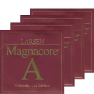 Totalmente Nuevo Juego de Cuerdas de Violonchelo Larsen Magnacore 4/4 calibre medio - Imagen 1 de 1