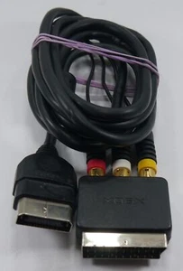 Genuine Composite AV Cable + SCART Adapter For Microsoft Original Xbox Console - Picture 1 of 5