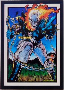 1992 Comic Images GHOST RIDER II MASTER set 1-80 + PROMO! + 10 GLOW-IN-THE-DARK!