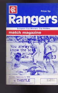 Waldläufer hellblau Spielzeitschrift gegen Distelprogramm 9. September 1972 - Bild 1 von 1