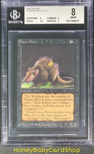 MTG Limited Edition Alpha 1993 Plague Rats BGS 8.0Q++ NM/MT Old School 93/94