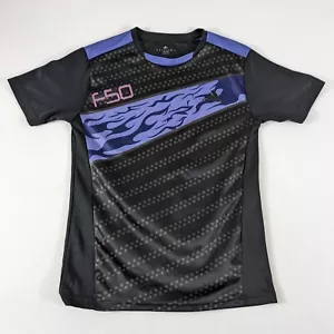 Adidas Climacool F50 Women's Size M Medium Shirt Top T-Shirt Netball Black - Picture 1 of 7
