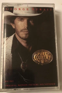 GEORGE STRAIT “Pure Country” 1992 RARE #1 MOVIE SOUNDTRACK MCA Cassette TESTED - Picture 1 of 2