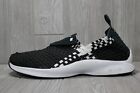 (Very Good Condition) Nike 312422-0022 Air Woven Shoes Black White Mens Size 12