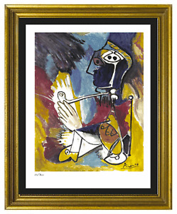 Pablo Picasso “Man with Pipe" Signed & Hand-Numbered Ltd Ed Print (unframed)