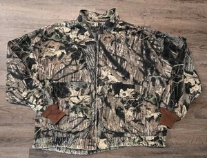 vtg MOSSY OAK BREAKUP Lightweight Bomber Jacket Zip USA MADE ? Men 2xl ? #e89 - Picture 1 of 20