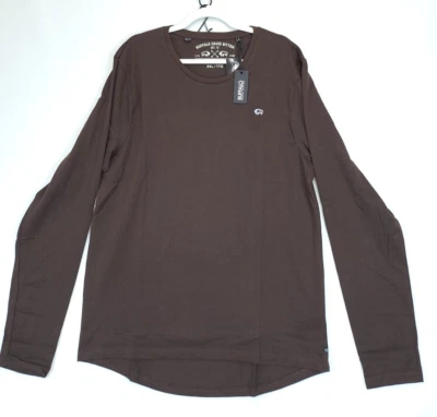 Buffalo David Bitton Long Sleeve T Shirt Crew Neck Men XXL Brown Classic - Image 1 of 4
