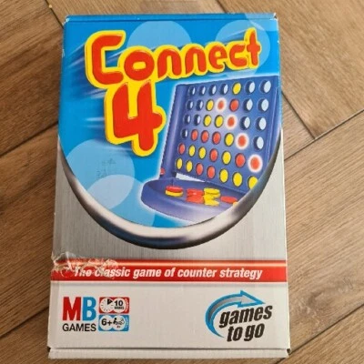 MB GAMES TRAVEL CONNECT 4 GAMES TO GO open Never Used  - Image 1 of 4