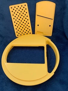 Tapa trituradora rallador Tupperware 1849-4; 1853-1 y 1852-1 amarillo - Imagen 1 de 5