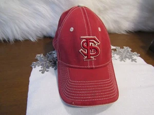 Florida State SEMINOLES Red BASEBALL HAT Cap New Era Med/Lrg  - Picture 1 of 6