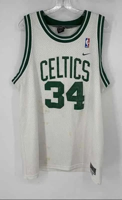 Camiseta deportiva de baloncesto Nike para hombre blanca de los Boston Celtics Paul Pierce #34 de la NBA talla XL Foto 1 de 4