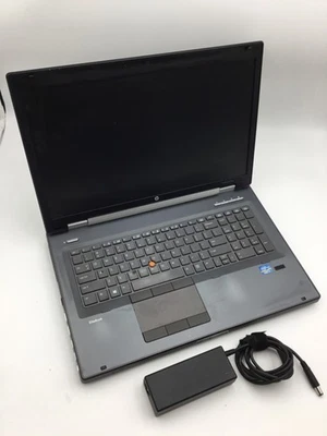 HP EliteBook 8770w 17.3" Mobile Workstation i7-3630QM 2.20GHz 8GB RAM | No HD,Os - Image 1 of 4