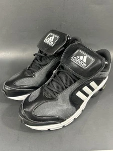 ADIDAS Men's Excelsior 6 TR Baseball Trainer Shoes Sz 11.5 Blk/Wht/Slv Brand New - Picture 1 of 8