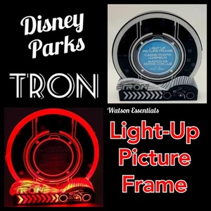 Walt Disney World Park 2023 TRON Lightcycle Run Light Up Picture Photo Frame New - Picture 1 of 4