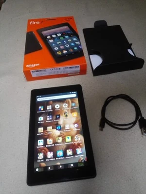 kinder Tablet Amazon Fire 7 (9th Gen.)mit 111 kinder spiele+8 emulatoren +30  - Bild 1 von 4