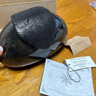 Bolso sin asas de hombro rosa Timmy Woods cartera con caja y bolsa antipolvo NUEVO Foto 1 de 4