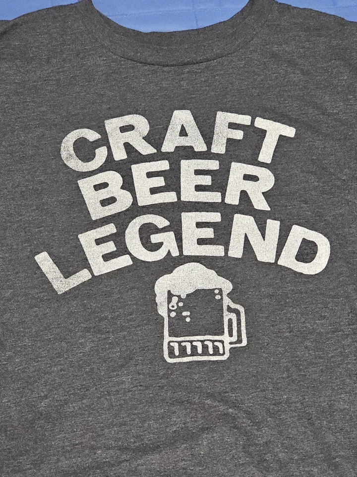 Camisa "Craft Beer Legend" Grande Hombre Gris  Foto 1 de 4