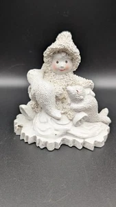 Avery Creations SNOW BUDDIES Eskimo Kind hält Dichtungen weiß 1994 - Bild 1 von 6