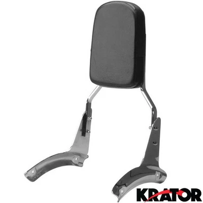 Respaldo trasero de pasajero cromado barra Sissy para Honda Shadow Aero 1100 Foto 1 de 2