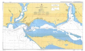 Admiralty 2200 West Dniprovs'kyy Lyman Black Sea Ukraine Map Chart Marine Paper - Picture 1 of 6