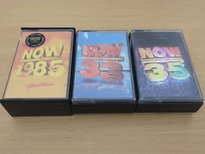 NOW 1985, NOW 33, NOW 35 Now That's What I Call Music! Cassettes (Missing Tapes) - Picture 1 of 15