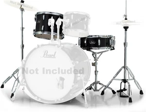 Pearl Roadshow 2-piece Jet Black Shell Pack W/ Bonus Hardware - Picture 1 of 5