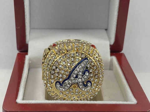 Atlanta Braves World Series Ring - 2021 Championship Ring - Jorge Soler - Box Cover