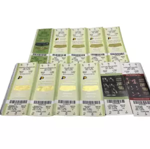 2000 Indiana Pacers Basketball Conseco Fieldhouse Inaugural Season Ticket Stubs - Bild 1 von 5