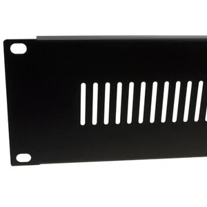 2U Cache Plaque pour Comms Données Armoire 19 Air Ventilateur Noir [006982] - Photo 1/4