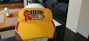 Kyle Busch #18 M&M's Racing Yellow Adjustable Visor Hat - Picture 1 of 7