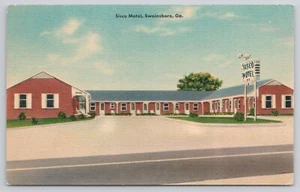 Sisco Motel Swainsboro Georgia GA AAA Advertising Postcard - Picture 1 of 2