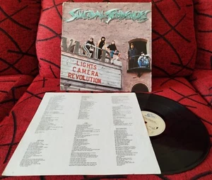 SUICIDAL TENDENCES ** Lights Camera Revolution ** 1990 SPAIN LP w/ INSERT - Foto 1 di 4