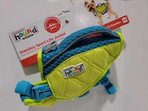 Outward Hound Standley Sport Life Jacket for Dogs, Green, x-Small - Picture 1 of 3