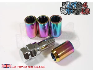 4 x Petrol Tuner Locking Nuts M12x1.25 Fits Nissan Navara Pathfinder Pick Up - Picture 1 of 2