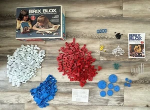 VTG 1970’s SEARS Brix Blox 700 Pc Construction SET ORGANIZED & INSTRUCTIONS EUC! - Picture 1 of 23
