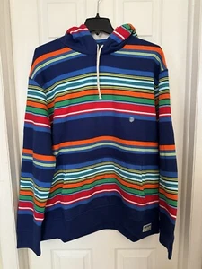 Polo Ralph Lauren Men's XL-TALL Big & Tall Multi Striped Fleece Pullover Hoodie - Picture 1 of 13