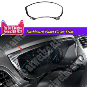 Carbon Fiber Style Dashboard Panel Cover Trim For Ford Fusion Mondeo 2013-2022 - Picture 1 of 6