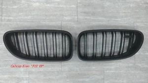 MIT M LOOK MATT BLACK BASEMENTFRONT KIDNEY GRILLE BMW F12 F13 6 SERIES 2011-ON - Bild 1 von 3