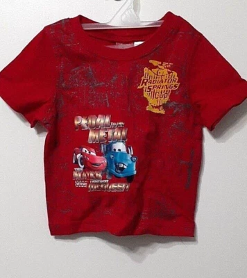 Cars Lightning McQueen 男孩衬衫 12 个月  — 第 1/2 张图片