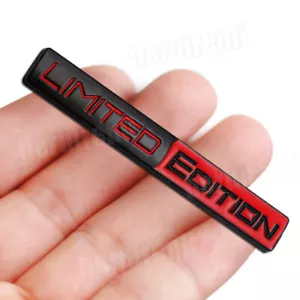 1Pc Car Metal 3D Limited Edition Logo Trunk Emblem Badge Sticker Decal Accessory - Imagen 1 de 14