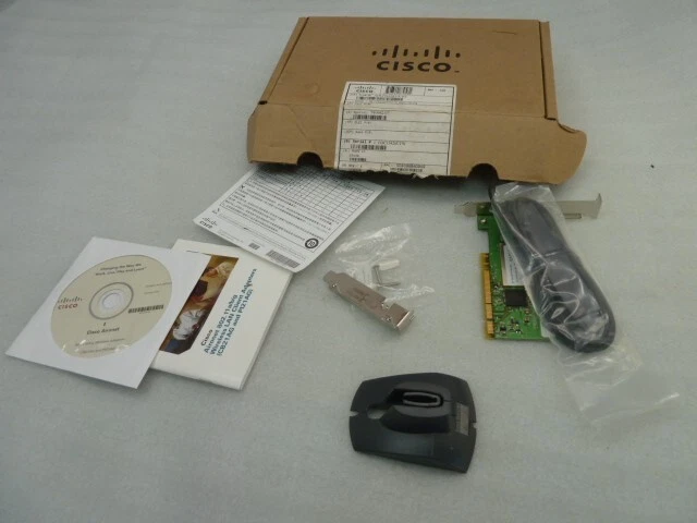 AIR-PI21AG-A-K9 Cisco Aironet 802.11a/b/g Low Profile PCI Wireless Adapter - Image 1 of 1