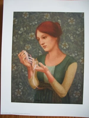 James Christensen Paper Print - "The Pink Ribbon" Open Edition - GWS - NEW - Image 1 of 3
