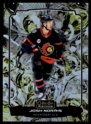 2022-23 O-Pee-Chee Platinum Liquid Metal Josh Norris 293/349 Ottawa Senators - Image 1 of 2