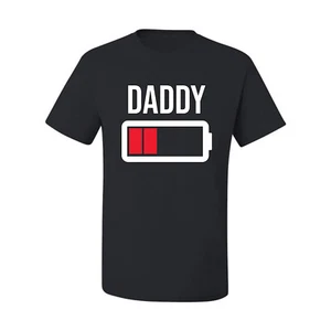 Daddy Mommy Brother Sister Baby Battery Matching Family Men Graphic Tshirt - Picture 1 of 12