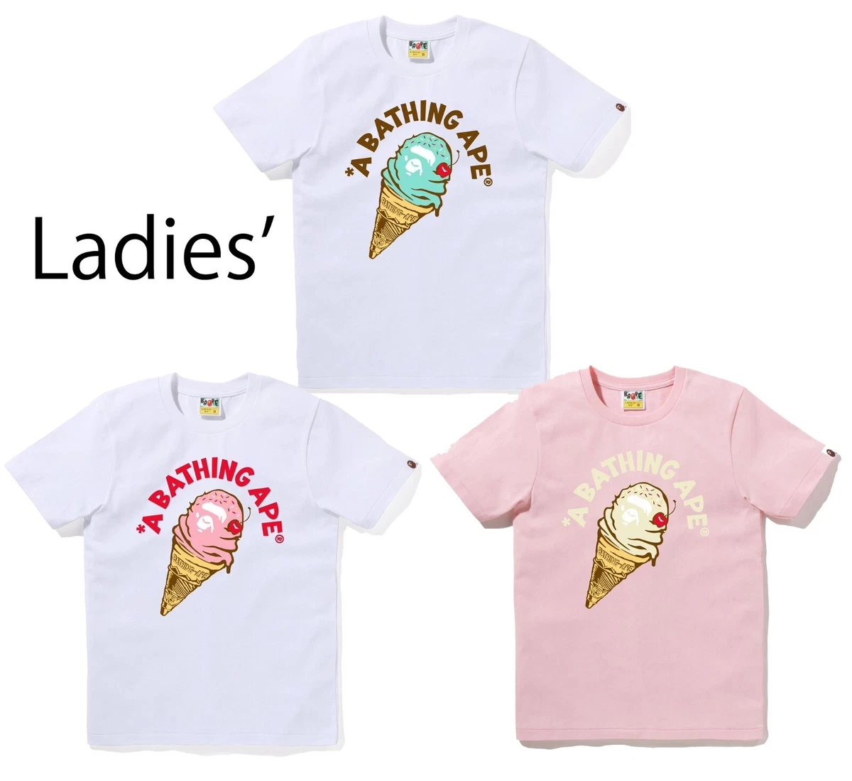 T-Shirts A BATHING APE Regular Size XS for Women for sale | eBay