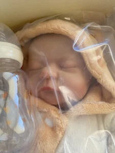 Lebensechte Reborn Baby Puppe - 17 Zoll realistische - Newborn Babypuppe - Bild 1 von 4