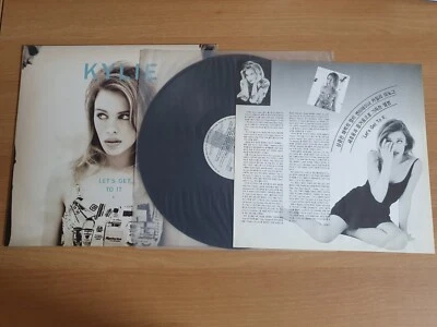 Kylie Minogue ‎– Let's Get To It 1992 Korea Orig LP Vinyl Insert No Barcode — 第 1/4 张图片