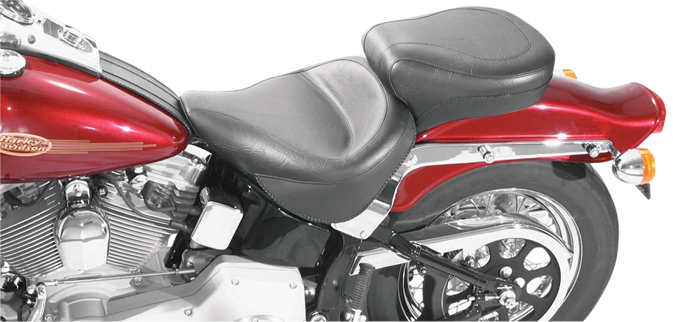 Mustang Seats Vintage Wide Style 2-up Seat Harley Softail 00-05 FXST 00-07 FLST Foto 1 de 1